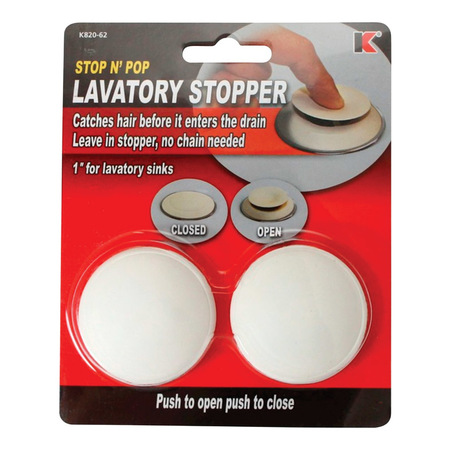 KEENEY MFG LAVATORY STOP 1"" 2PK K820-62